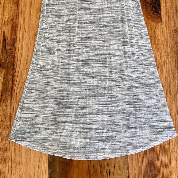 Heather Gray Sleeveless T-shirt Dress - Picture 3 of 8